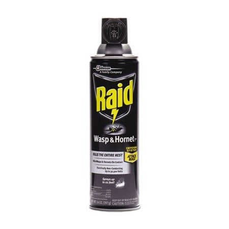 Sc Johnson Raid, Wasp & Hornet Killer, 14oz Aerosol 668006EA
